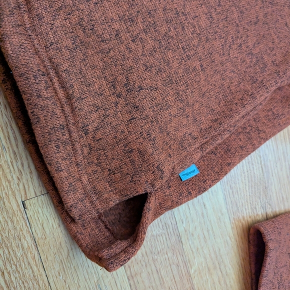 Eddie Bauer NWOT Rust Radiator FreeHeat Fleece Raglan Snap Funnel Pullover L - Picture 4 of 14